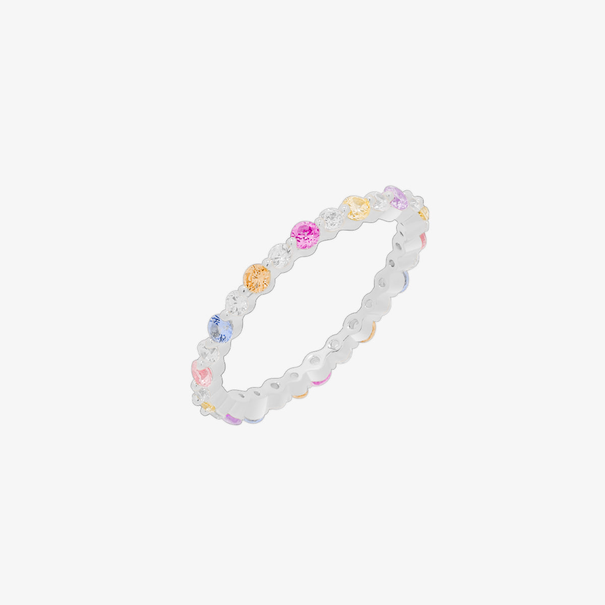 Colourful band ring